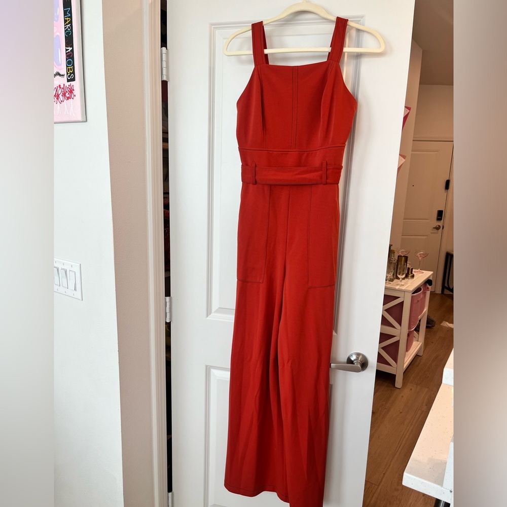 Dark orange jumpsuit